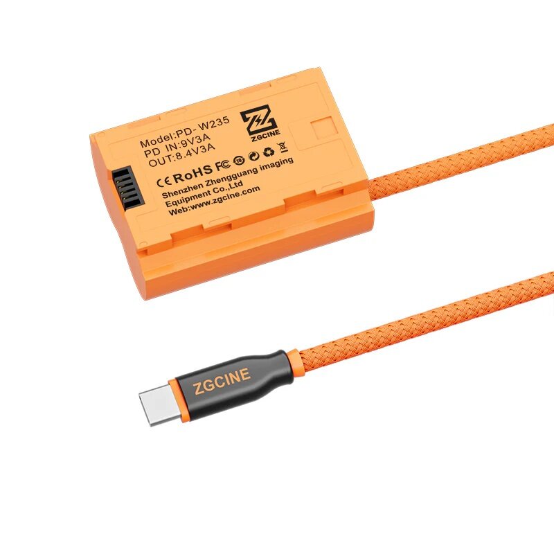 Адаптер питания ZGCine NP-W235 - Type-C Адаптер питания ZGCine NP-W235 - Type-C