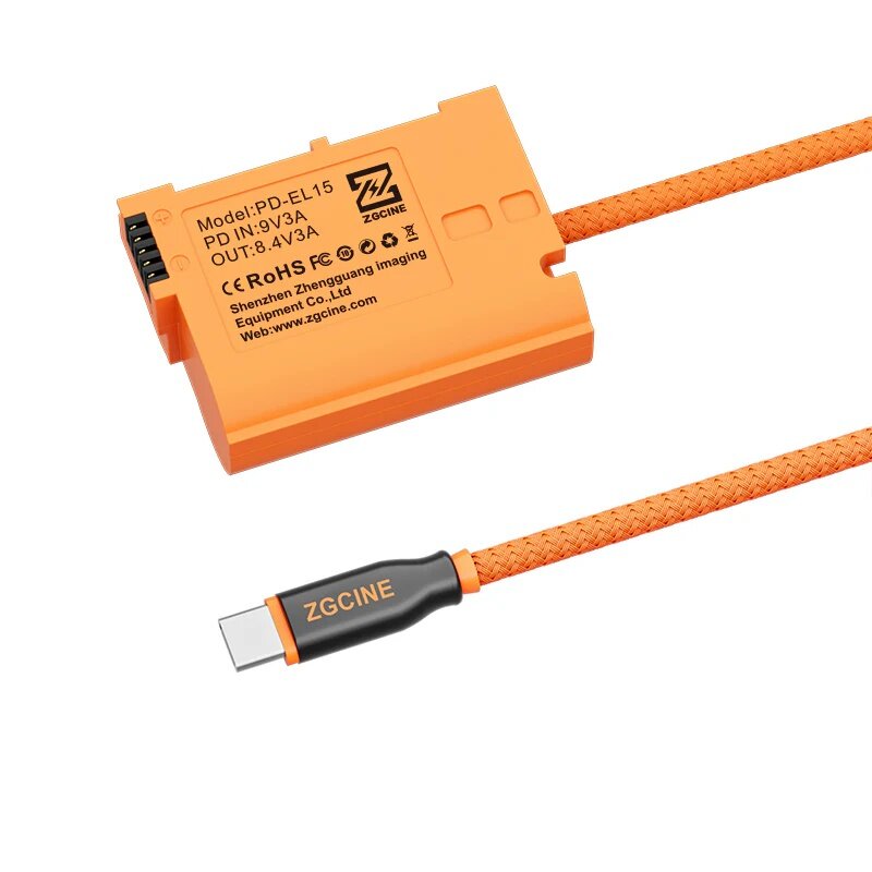Адаптер питания ZGCine EN-EL15 - Type-C Адаптер питания ZGCine EN-EL15 - Type-C