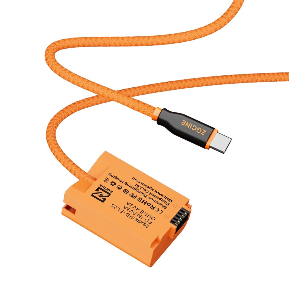 Адаптер питания ZGCine EN-EL25 - Type-C Адаптер питания ZGCine EN-EL25 - Type-C