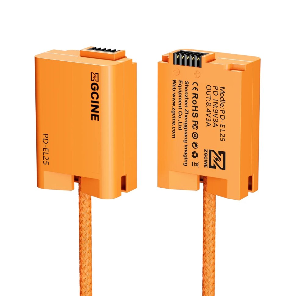 Адаптер питания ZGCine EN-EL25 - Type-C Адаптер питания ZGCine EN-EL25 - Type-C