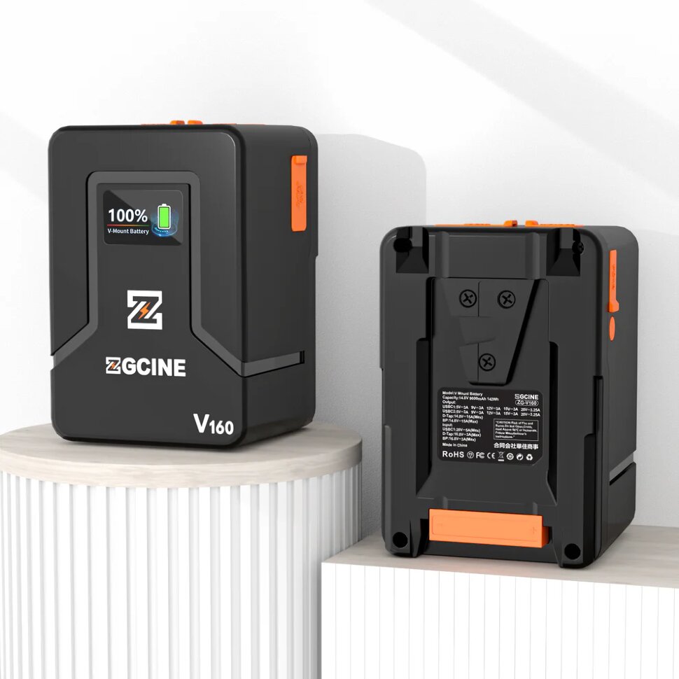 Аккумулятор ZGCine ZG-V160 V-mount 142Wh Аккумулятор ZGCine ZG-V160 V-mount 142Wh