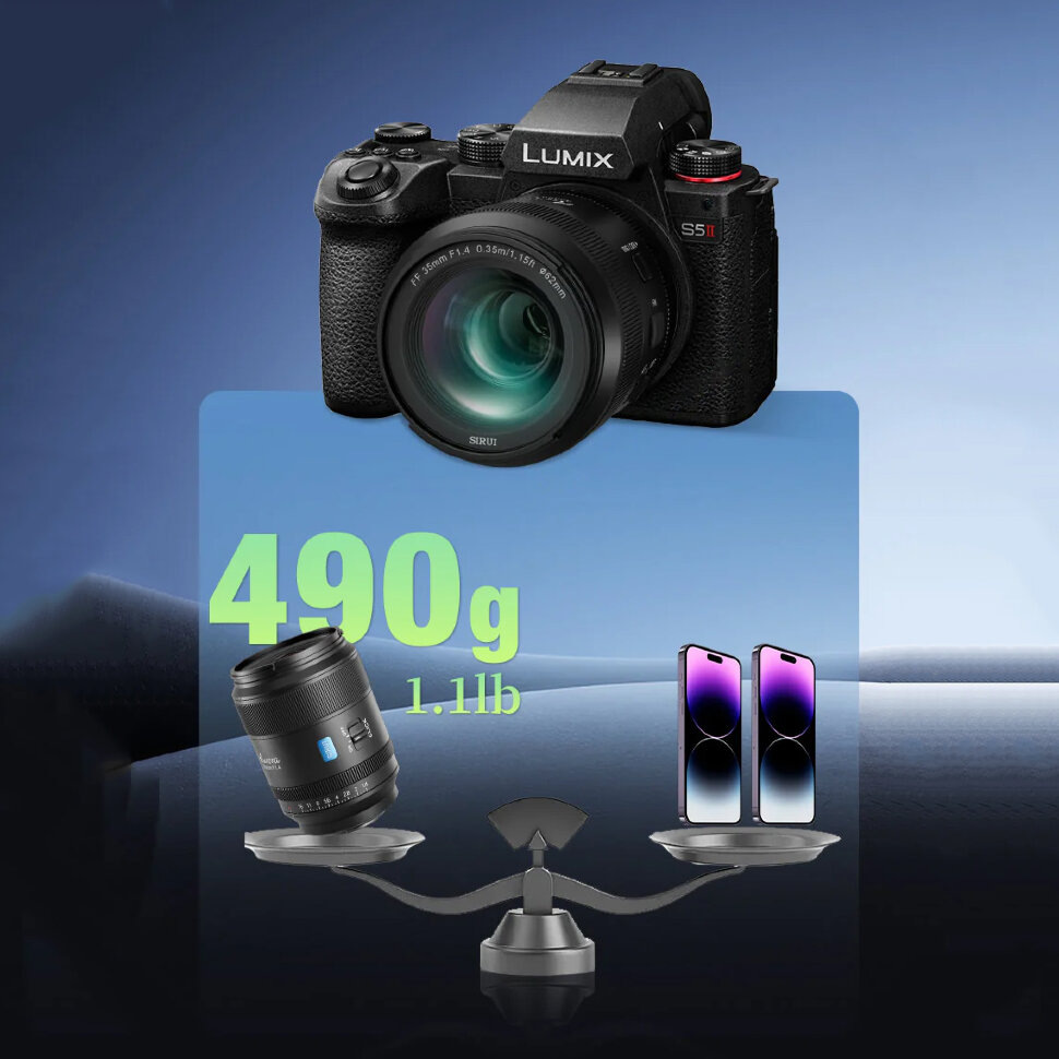 Объектив Sirui Aurora 35mm F1.4 FF AF L-mount Объектив Sirui Aurora 35mm F1.4 FF AF L-mount