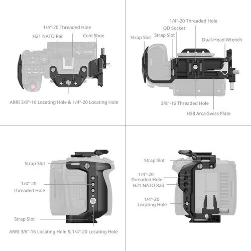 Клетка SmallRig 5656 для Canon EOS C50 Клетка SmallRig 5656 для Canon EOS C50