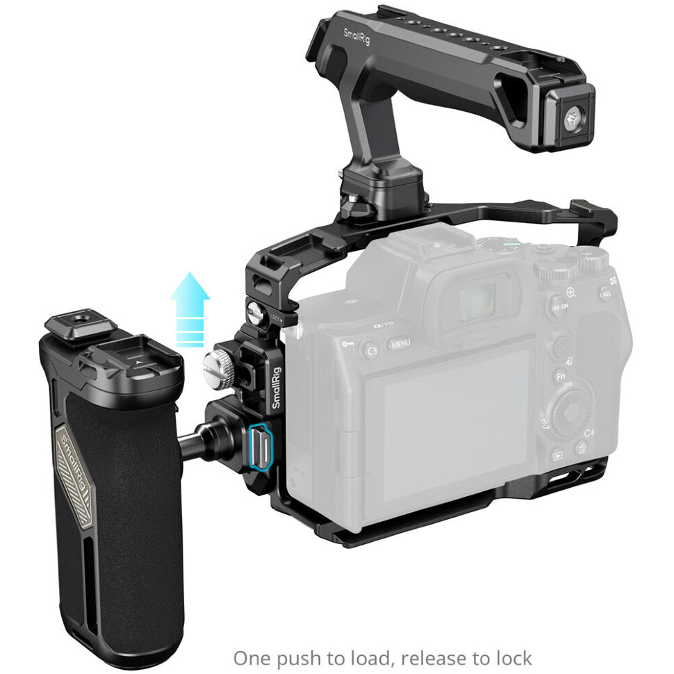 Клетка SmallRig 5599 "HawkLock" Advanced Edition для Sony a7R V/a7 IV/a7S IIIa/a1/a7R IV/a7 V Клетка SmallRig 5599 "HawkLock" Advanced Edition для Sony a7R V/a7 IV/a7S IIIa/a1/a7R IV/a7 V