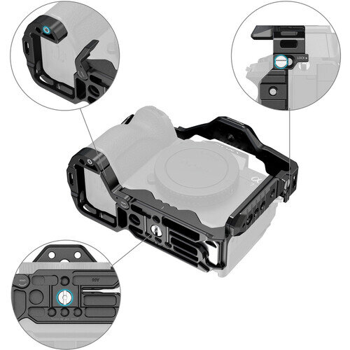 Клетка SmallRig 5599 "HawkLock" Advanced Edition для Sony a7R V/a7 IV/a7S IIIa/a1/a7R IV/a7 V Клетка SmallRig 5599 "HawkLock" Advanced Edition для Sony a7R V/a7 IV/a7S IIIa/a1/a7R IV/a7 V