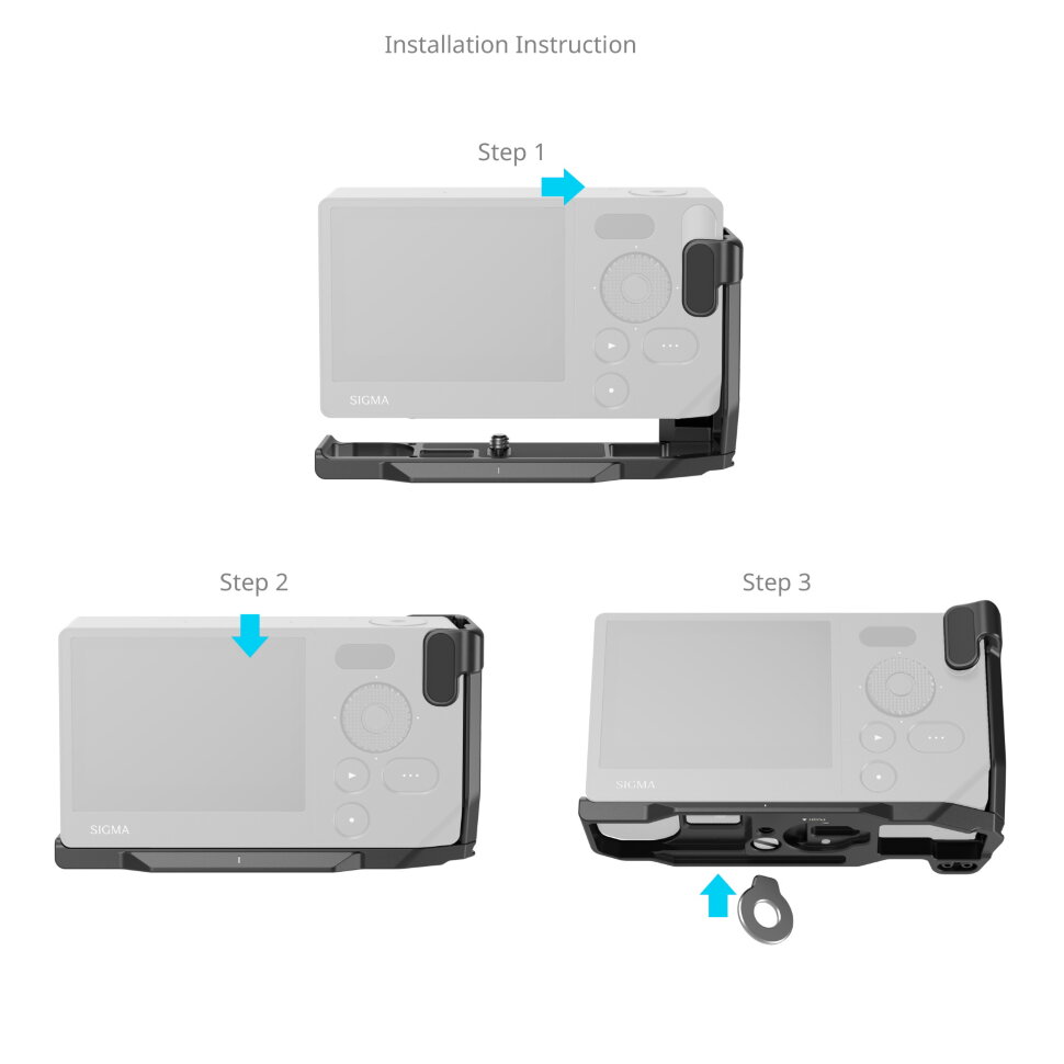 Площадка с рукояткой SmallRig 5389 для Sigma BF Чёрная Площадка с рукояткой SmallRig 5389 для Sigma BF Чёрная