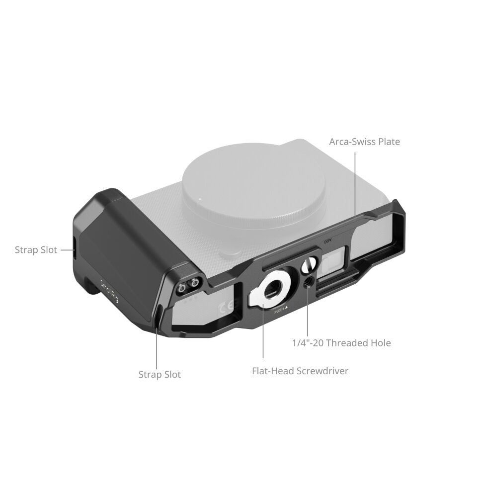 Площадка с рукояткой SmallRig 5389 для Sigma BF Чёрная Площадка с рукояткой SmallRig 5389 для Sigma BF Чёрная