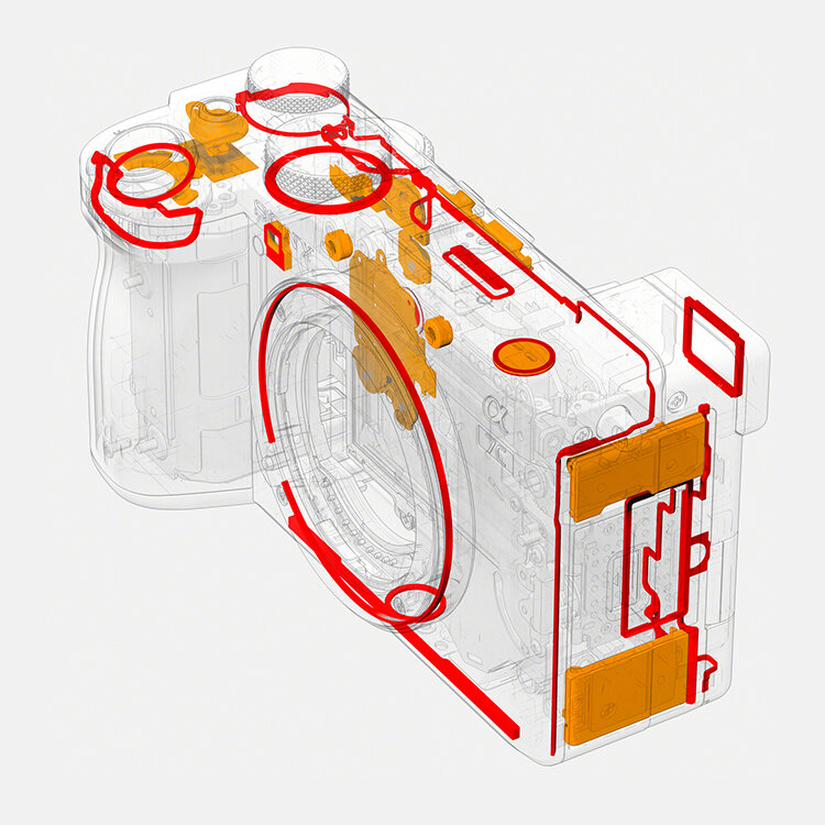 Беззеркальная камера Sony a7C II Body Серебро Беззеркальная камера Sony a7C II Body Серебро
