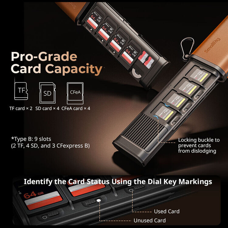 Кейс - картридер SmallRig 5361 Multifunctional Card Reader & Storage Case (CFexpress Type A) Кейс - картридер SmallRig 5361 Multifunctional Card Reader & Storage Case (CFexpress Type A)