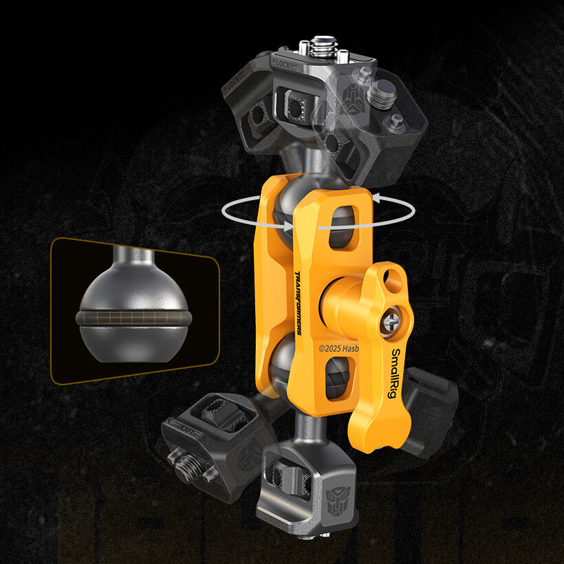 Magic Arm SmallRig 5522 (1/4”) BumbleBee Edition Magic Arm SmallRig 5522 (1/4”) BumbleBee Edition