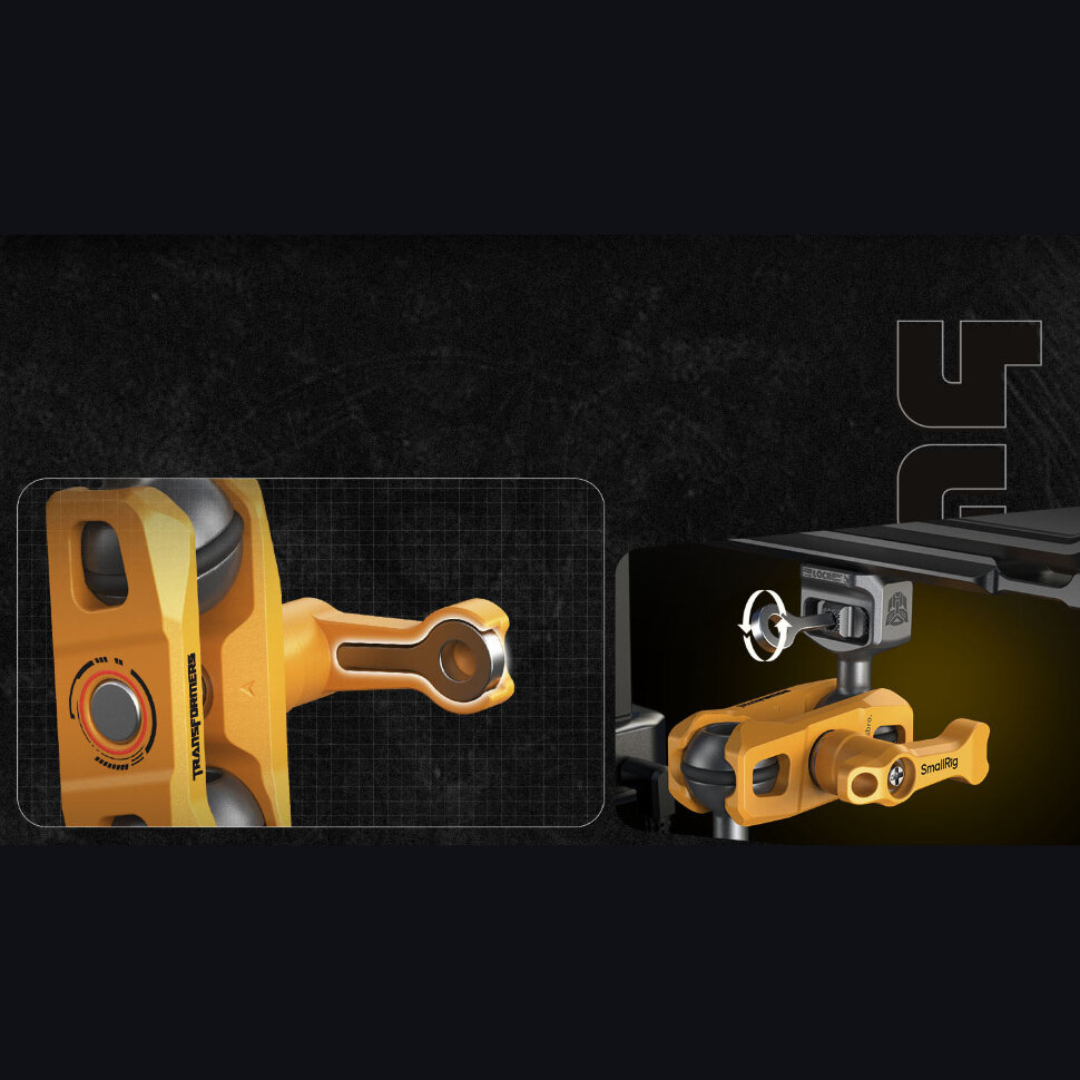 Magic Arm SmallRig 5522 (1/4”) BumbleBee Edition Magic Arm SmallRig 5522 (1/4”) BumbleBee Edition