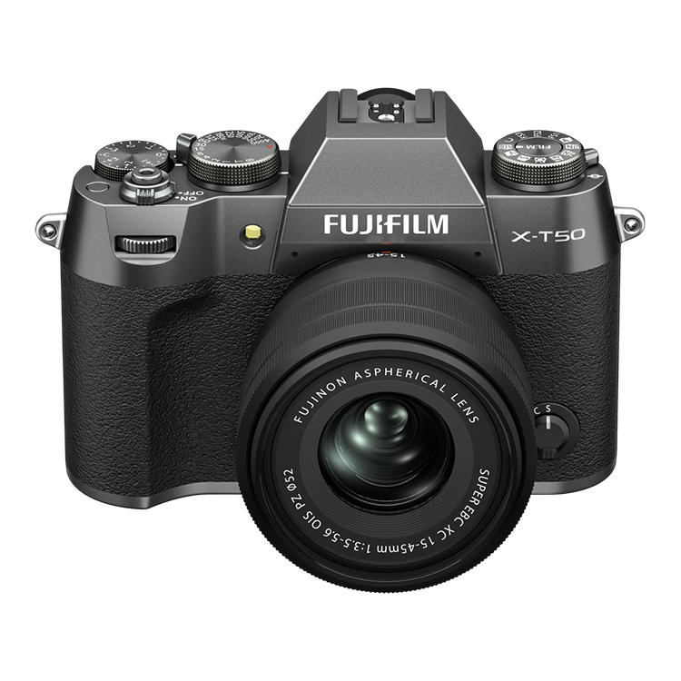 Беззеркальная камера Fujifilm X-T50 Kit Тёмное серебро (XC 15-45mm f/3.5-5.6 OIS PZ) Беззеркальная камера Fujifilm X-T50 Kit Тёмное серебро (XC 15-45mm f/3.5-5.6 OIS PZ)