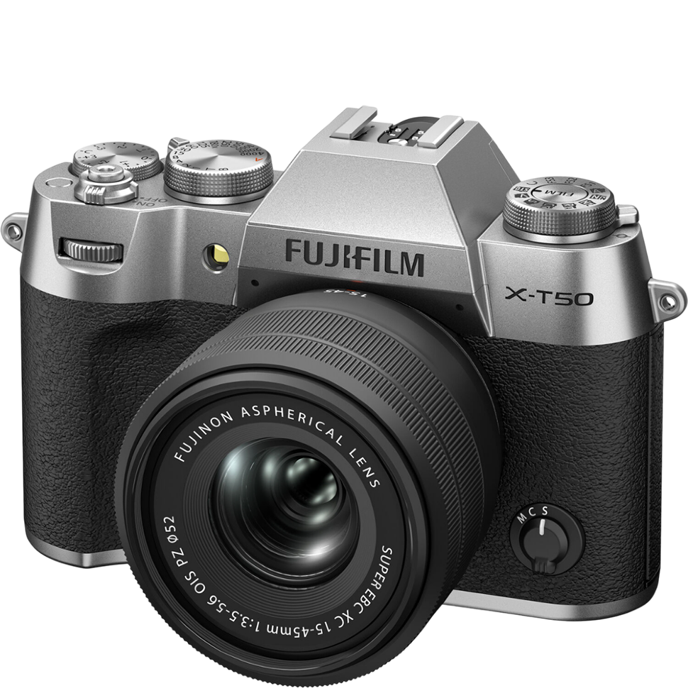 Беззеркальная камера Fujifilm X-T50 Kit Серебро (XC 15-45mm f/3.5-5.6 OIS PZ) Беззеркальная камера Fujifilm X-T50 Kit Серебро (XC 15-45mm f/3.5-5.6 OIS PZ)