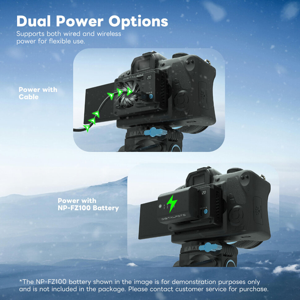 Система охлажденияc DigitalFoto ICEMAN + аккумулятор NP-FZ100 Система охлажденияc DigitalFoto ICEMAN + аккумулятор NP-FZ100