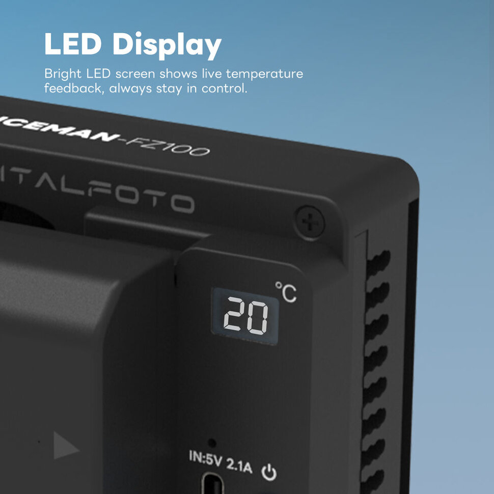 Система охлажденияc DigitalFoto ICEMAN + аккумулятор NP-FZ100 Система охлажденияc DigitalFoto ICEMAN + аккумулятор NP-FZ100