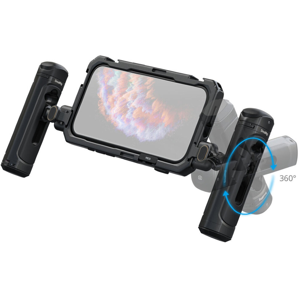 Клетка SmallRig Dual Handheld Kit для iPhone 17 Pro Max Клетка SmallRig Dual Handheld Kit для iPhone 17 Pro Max