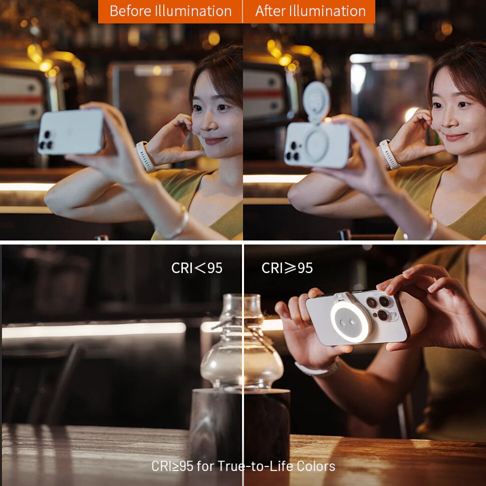 Осветитель PGYTECH MagGlow Серый Осветитель PGYTECH MagGlow Серый