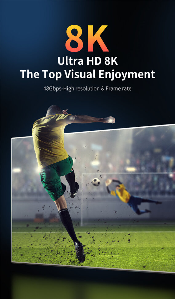 Разветвитель KingMa BMU035 HDMI 2.1 Ultra HD 8K Разветвитель KingMa BMU035 HDMI 2.1 Ultra HD 8K