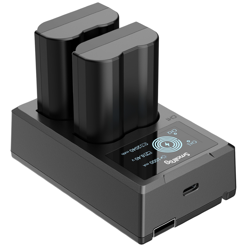 Два аккумулятора EN-EL15 + зарядное устройство SmallRig 3820B Charger Kit