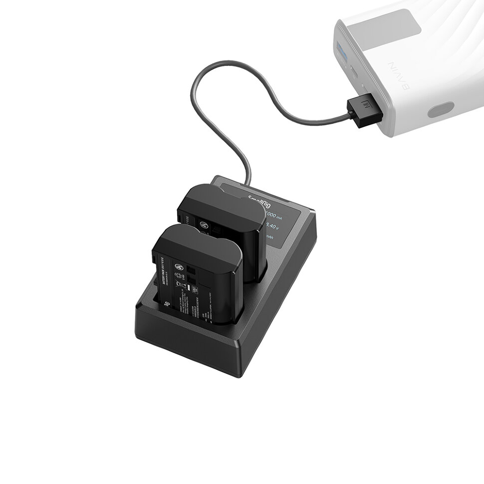 Два аккумулятора EN-EL15 + зарядное устройство SmallRig 3820B Charger Kit Два аккумулятора EN-EL15 + зарядное устройство SmallRig 3820B Charger Kit