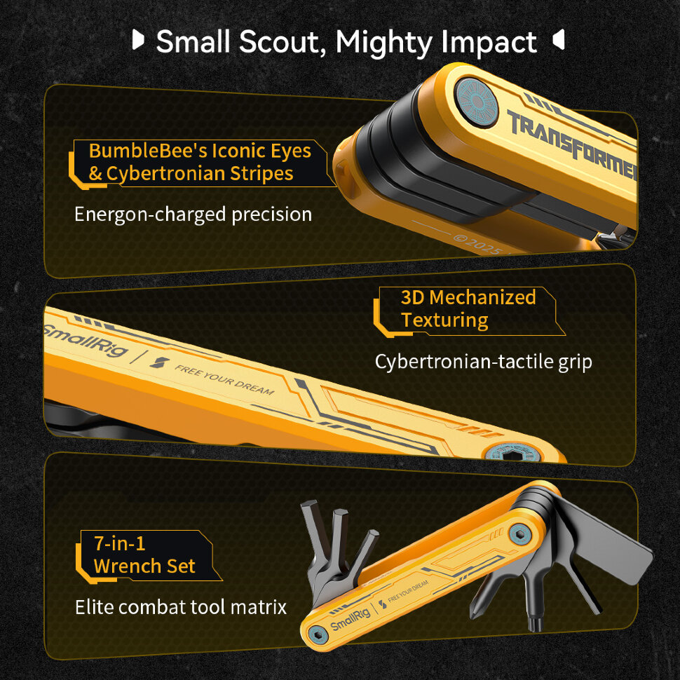 Мультитул SmallRig Kit 7-in-1 (BumbleBee Edition) Мультитул SmallRig Kit 7-in-1 (BumbleBee Edition)