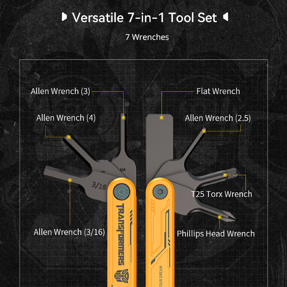 Мультитул SmallRig Kit 7-in-1 (BumbleBee Edition) Мультитул SmallRig Kit 7-in-1 (BumbleBee Edition)