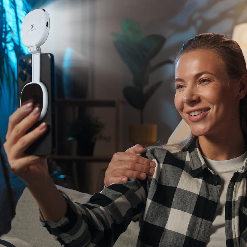 Осветитель K&F Concept 360° Magnetic Белый Осветитель K&F Concept 360° Magnetic Белый