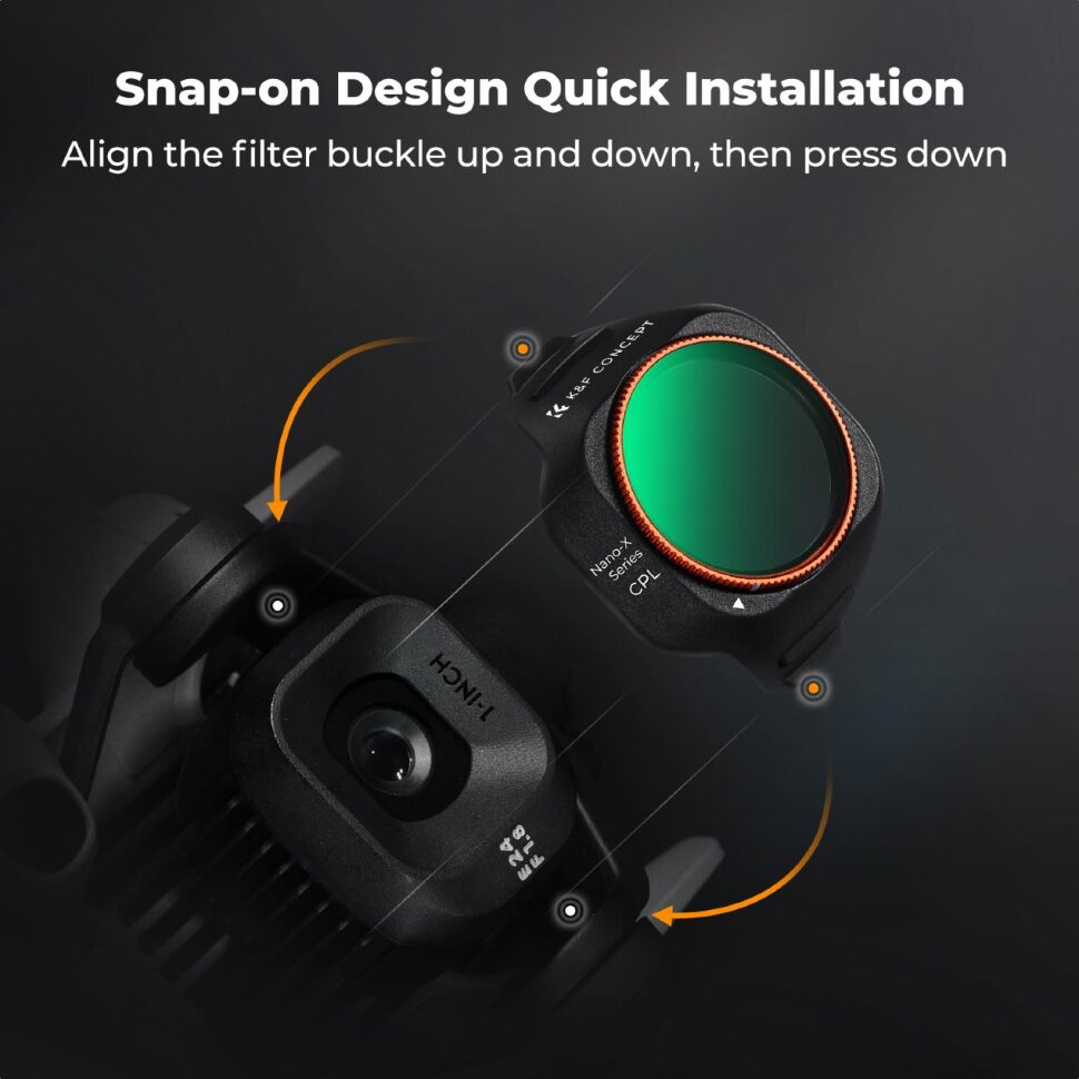 Светофильтр K&F Concept CPL для DJI Mini 5 Pro Светофильтр K&F Concept CPL для DJI Mini 5 Pro