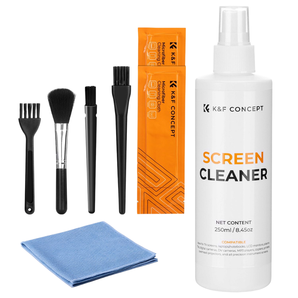 Набор для чистки K&F Concept Screen Cleaning Kit 4 brushes Набор для чистки K&F Concept Screen Cleaning Kit 4 brushes