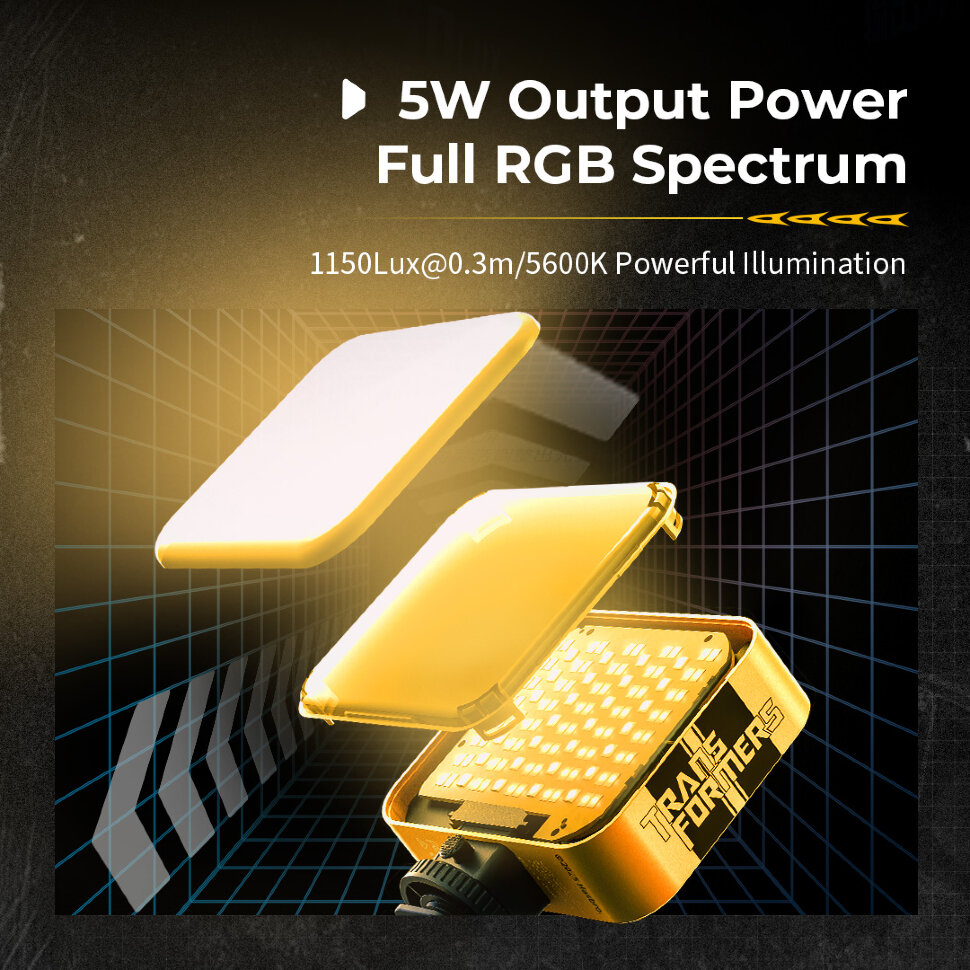 Осветитель SmallRig Vibe P108 Pro “BumbleBee Edition” Осветитель SmallRig Vibe P108 Pro “BumbleBee Edition”