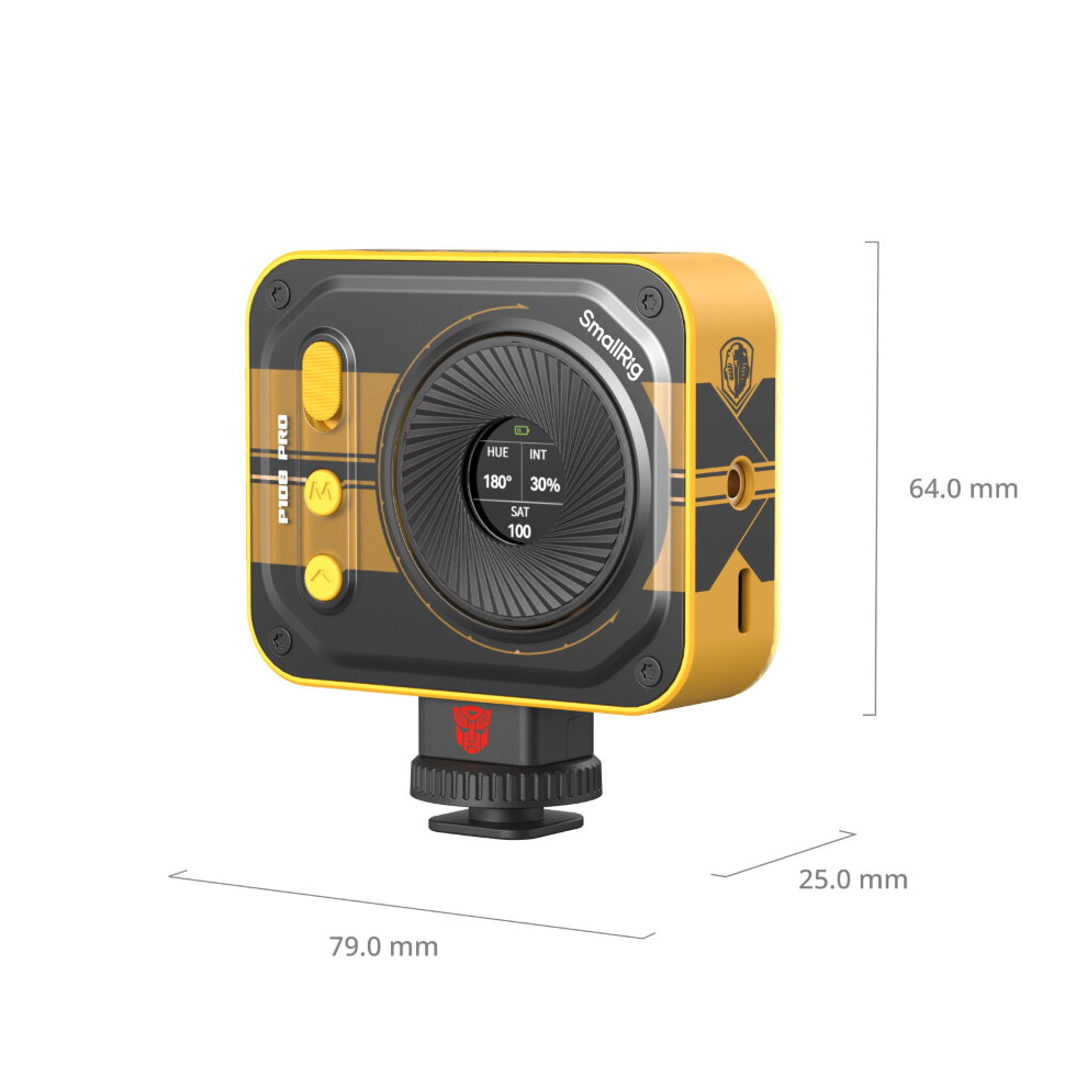 Осветитель SmallRig Vibe P108 Pro “BumbleBee Edition” Осветитель SmallRig Vibe P108 Pro “BumbleBee Edition”