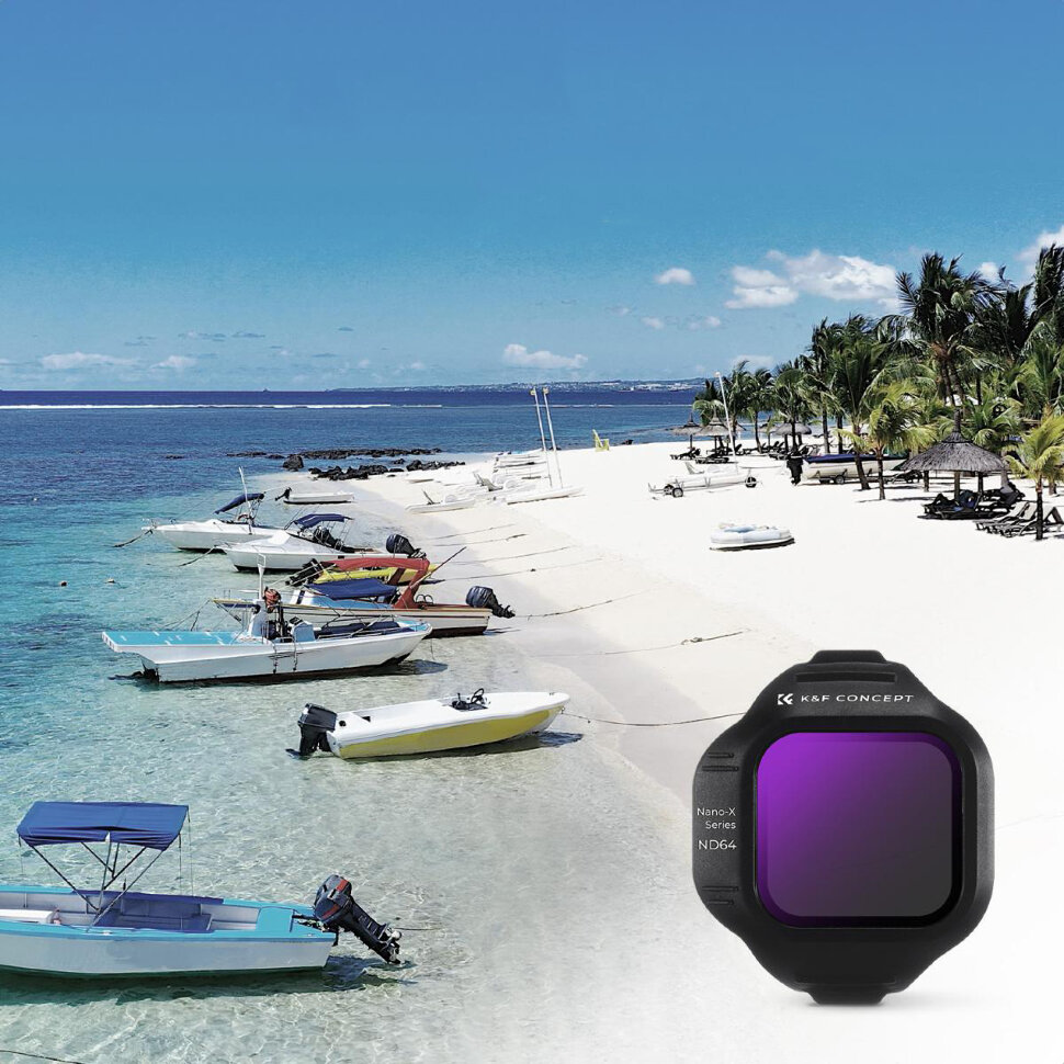 Комплект светофильтров K&F Concept ND8/16/32/64 для DJI Mini 5 Pro (4шт) Комплект светофильтров K&F Concept ND8/16/32/64 для DJI Mini 5 Pro (4шт)