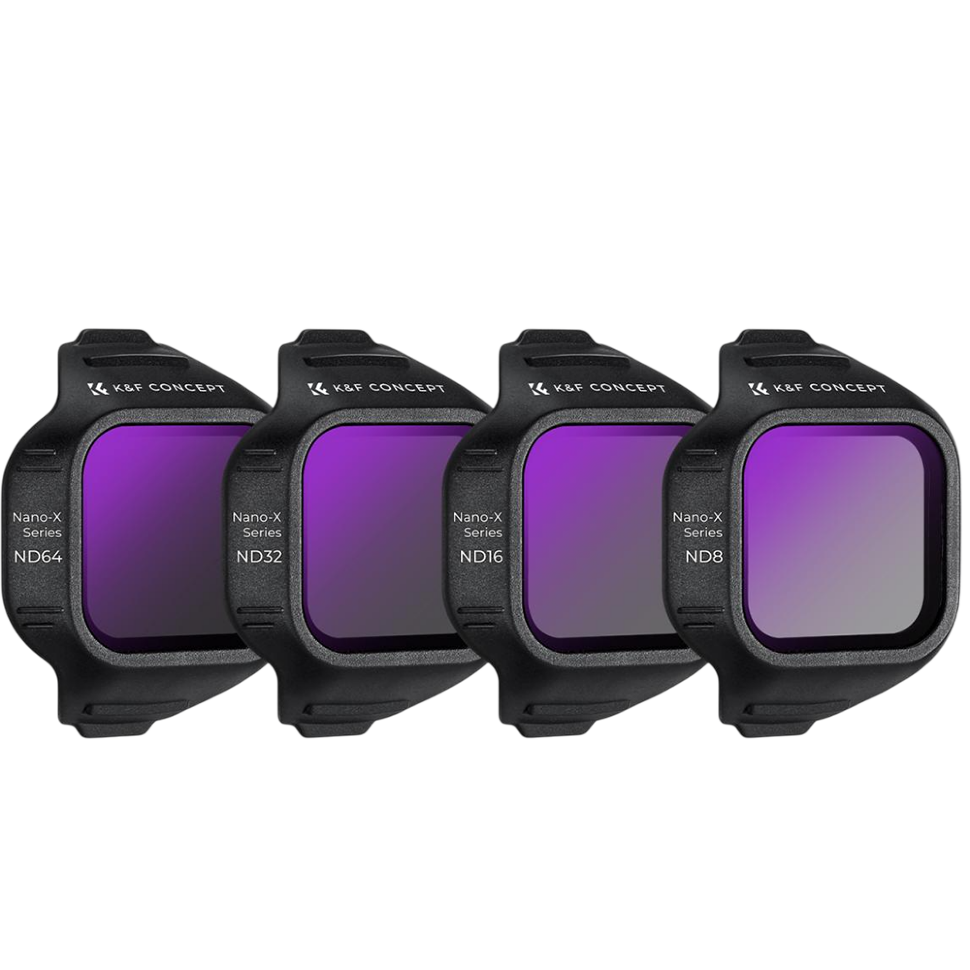 Комплект светофильтров K&F Concept ND8/16/32/64 для DJI Mini 5 Pro (4шт)