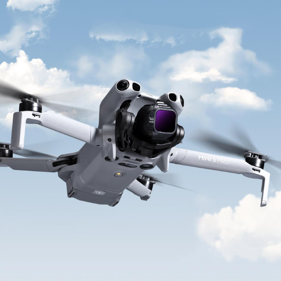 Комплект светофильтров K&F Concept ND8/16/32/64 для DJI Mini 5 Pro (4шт) Комплект светофильтров K&F Concept ND8/16/32/64 для DJI Mini 5 Pro (4шт)