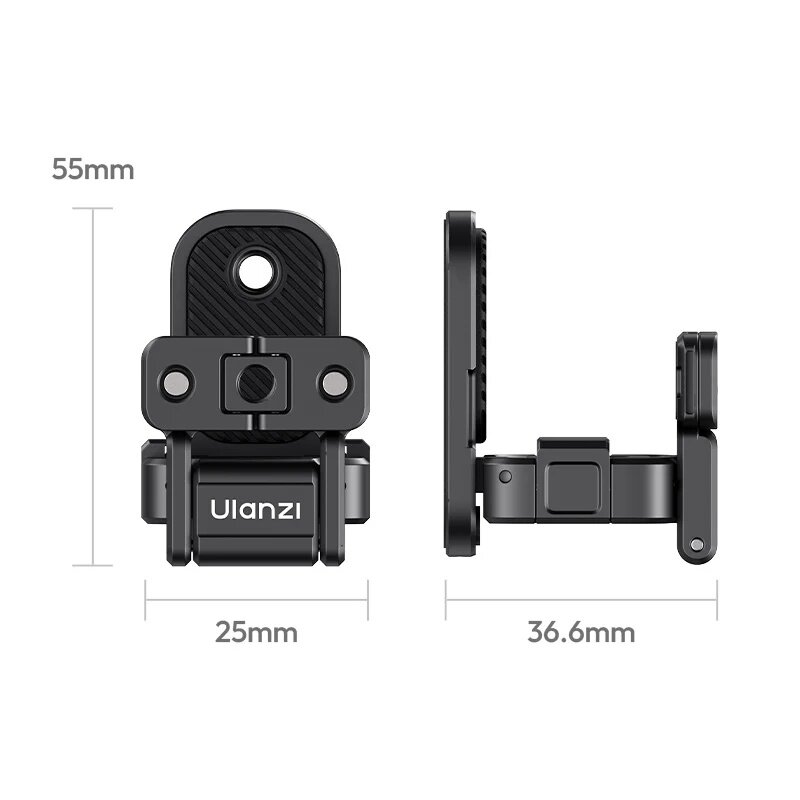 Быстросъемный держатель Ulanzi PK16 QR Magnetic Base для DJI Pocket 3 Быстросъемный держатель Ulanzi PK16 QR Magnetic Base для DJI Pocket 3