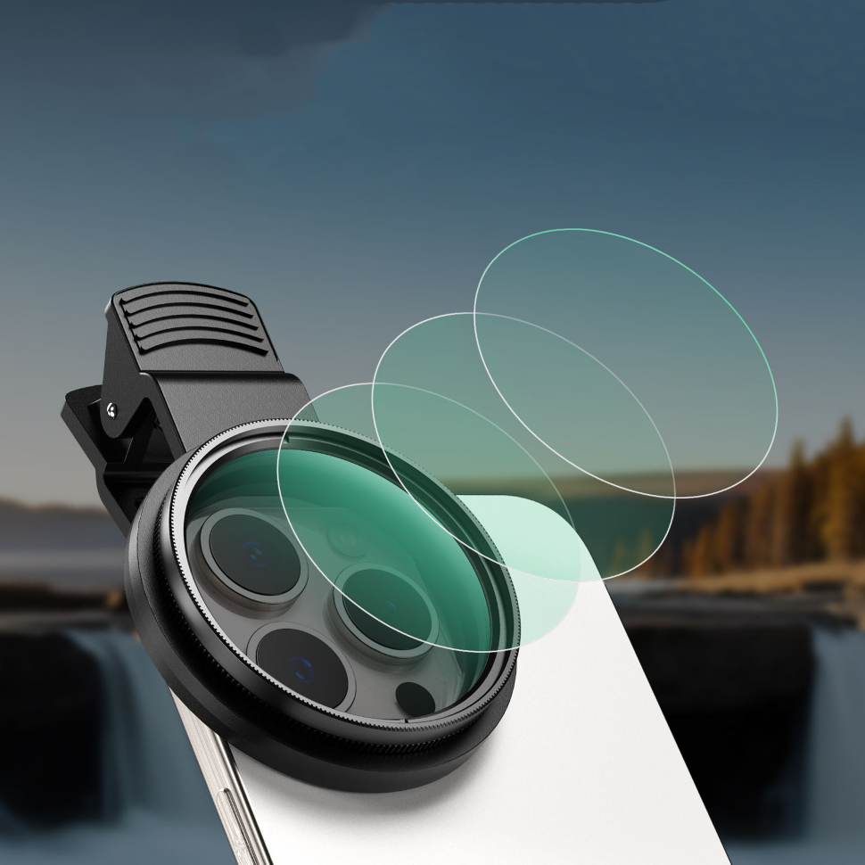 Светофильтр Apexel CPL 52 мм для смартфона Светофильтр Apexel CPL 52 мм для смартфона