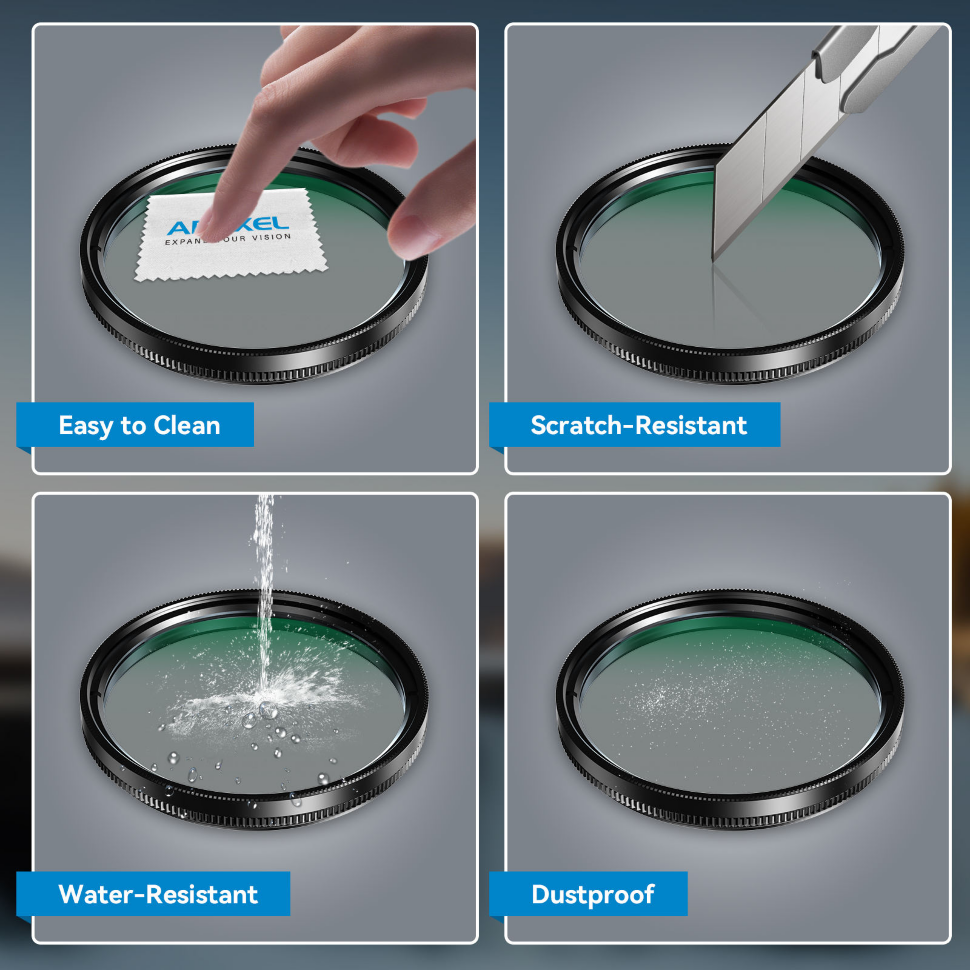 Светофильтр Apexel CPL 52 мм для смартфона Светофильтр Apexel CPL 52 мм для смартфона