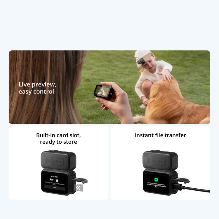 Экшн-камера DJI Osmo Nano Standard Combo 64GB Экшн-камера DJI Osmo Nano Standard Combo 64GB