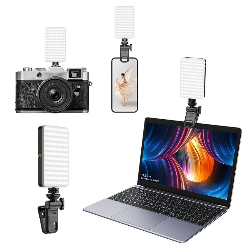 Осветитель с держателем смартфона Apexel JJ077FL Vlog Light Tripod Kit Осветитель с держателем смартфона Apexel JJ077FL Vlog Light Tripod Kit