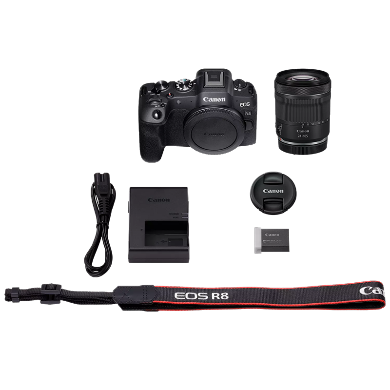 Беззеркальная камера Canon EOS R8 Kit (RF 24-105mm F4-7.1 IS STM) Беззеркальная камера Canon EOS R8 Kit (RF 24-105mm F4-7.1 IS STM)
