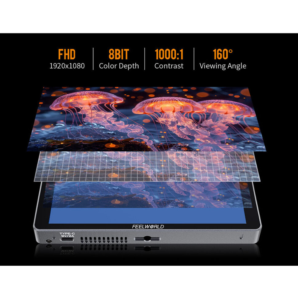 Операторский монитор Feelworld P6XL со встроенным аккумулятором Операторский монитор Feelworld P6XL со встроенным аккумулятором