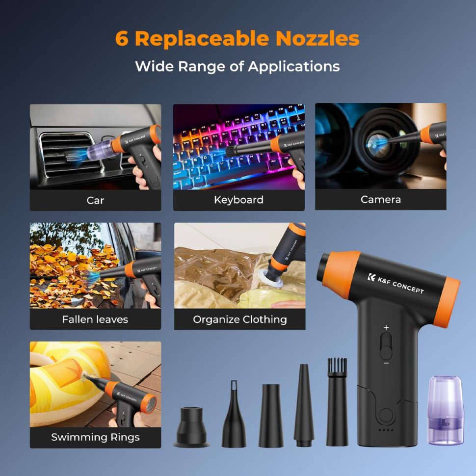 Воздуходувка K&F Concept Compressed Air Duster Воздуходувка K&F Concept Compressed Air Duster