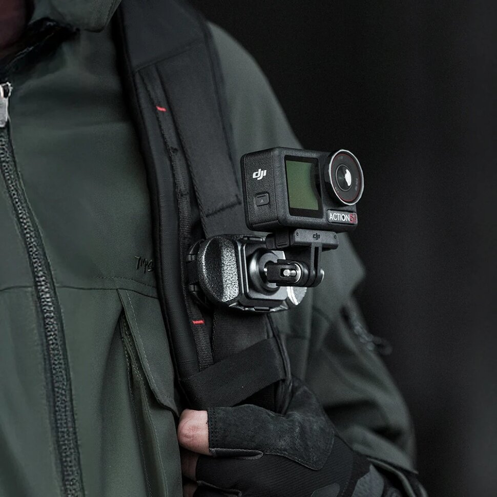 Быстросъёмное крепление PGYTECH Beetle Camera Clip V2 (W/O Plate) на ремень Быстросъёмное крепление PGYTECH Beetle Camera Clip V2 (W/O Plate) на ремень