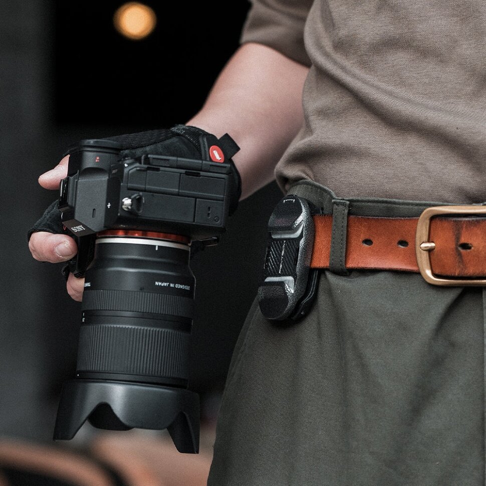 Быстросъёмное крепление PGYTECH Beetle Camera Clip V2 (W/O Plate) на ремень Быстросъёмное крепление PGYTECH Beetle Camera Clip V2 (W/O Plate) на ремень