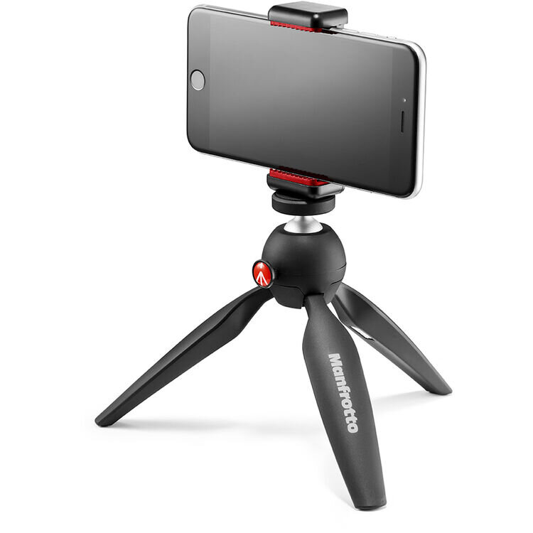 Штатив настольный Manfrotto PIXI Smart II с держателем смартфона Штатив настольный Manfrotto PIXI Smart II с держателем смартфона