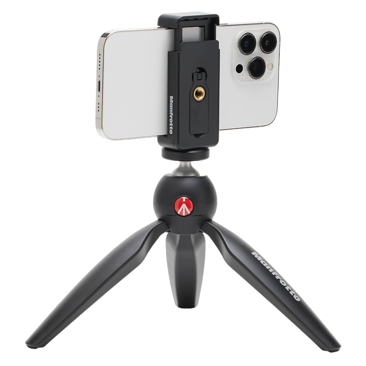 Штатив настольный Manfrotto PIXI Smart II с держателем смартфона Штатив настольный Manfrotto PIXI Smart II с держателем смартфона