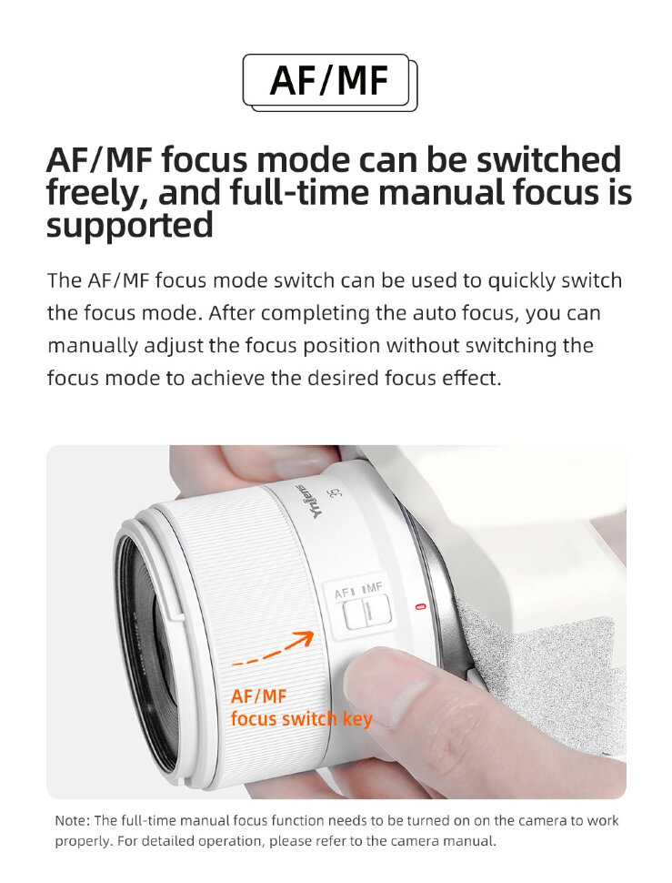 Объектив YongNuo YN 35mm F1.8R DA DSM RF Чёрный Объектив YongNuo YN 35mm F1.8R DA DSM RF Чёрный