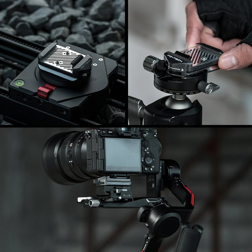 Быстросъемное крепление PGYTECH Arca-Type Quick Release Clamp V2 Set Быстросъемное крепление PGYTECH Arca-Type Quick Release Clamp V2 Set