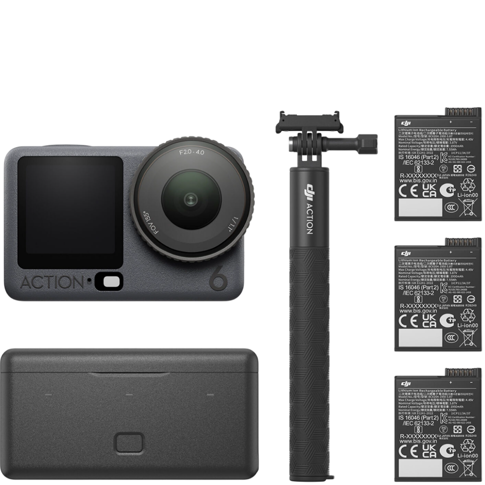 Экшн-камера DJI Osmo Action 6 Adventure Combo