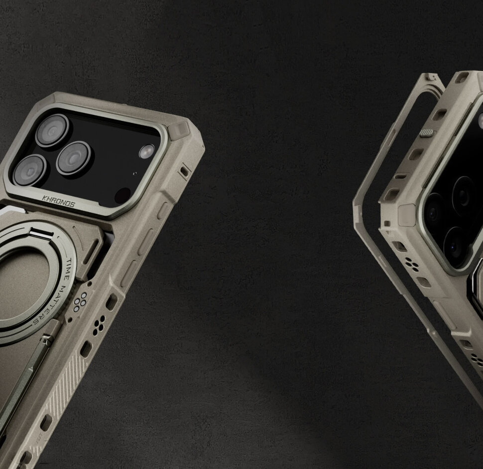 Чехол Tilta Khronos для iPhone 17 Pro Бежевый Чехол Tilta Khronos для iPhone 17 Pro Бежевый